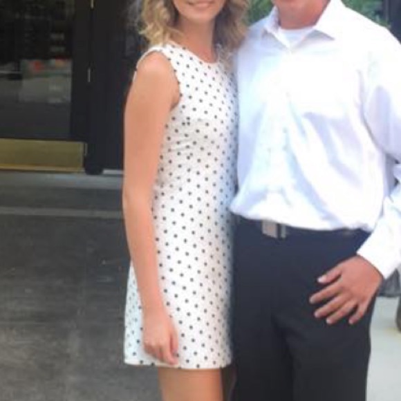 Black and white polka dot mini dress Express - Picture 6 of 6